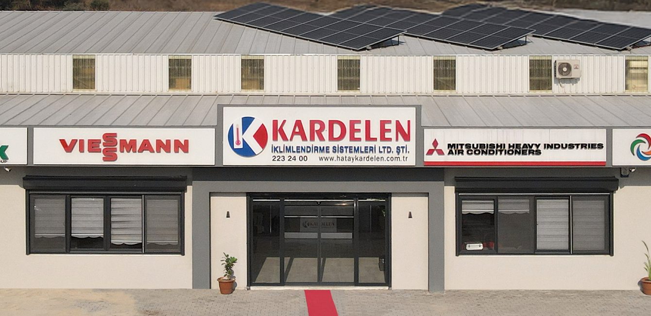 Kardelen İklimlendirme showroom girişi